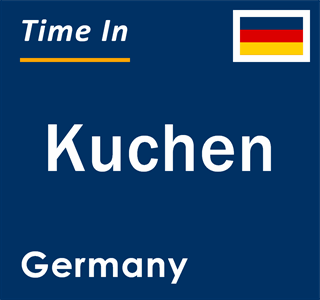 Current local time in Kuchen, Germany