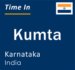 Current local time in Kumta, Karnataka, India