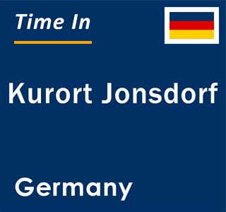 Current local time in Kurort Jonsdorf, Germany