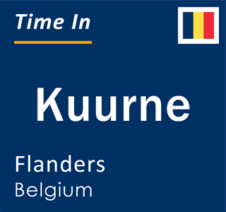 Current local time in Kuurne, Flanders, Belgium