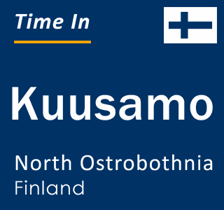 Current local time in Kuusamo, North Ostrobothnia, Finland