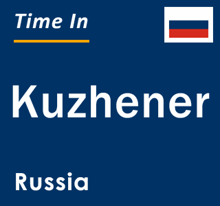 Current local time in Kuzhener, Russia