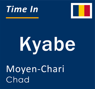 Current local time in Kyabe, Moyen-Chari, Chad