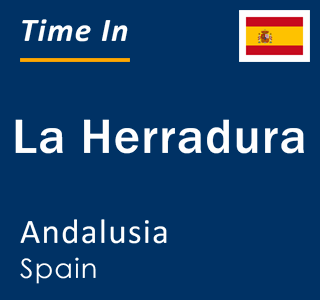 Current local time in La Herradura, Andalusia, Spain