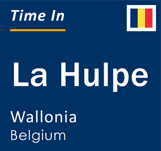 Current local time in La Hulpe, Wallonia, Belgium