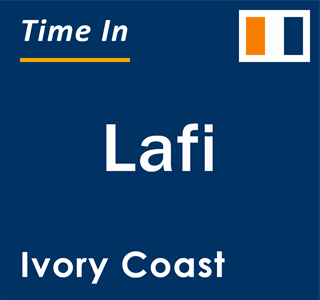 Current local time in Lafi, Ivory Coast