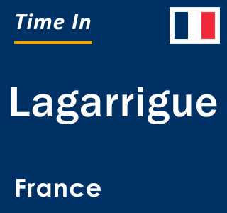 Current local time in Lagarrigue, France