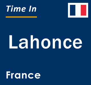 Current local time in Lahonce, France