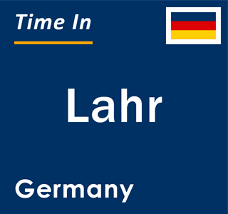 Current local time in Lahr, Germany