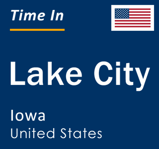 Current local time in Lake City, Iowa, United States