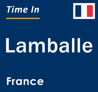 Current local time in Lamballe, France