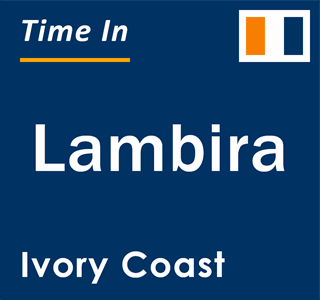 Current local time in Lambira, Ivory Coast