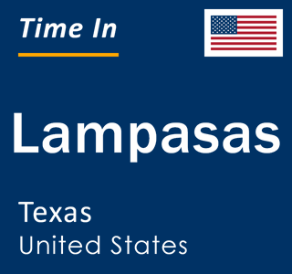 Current local time in Lampasas, Texas, United States