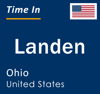 Current local time in Landen, Ohio, United States