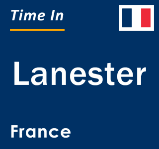 Current local time in Lanester, France