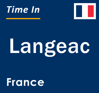 Current local time in Langeac, France