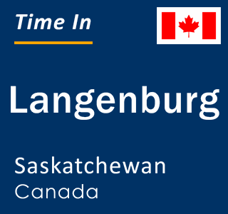 Current local time in Langenburg, Saskatchewan, Canada