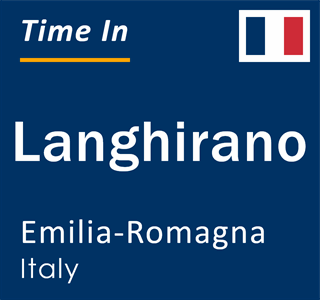 Current local time in Langhirano, Emilia-Romagna, Italy