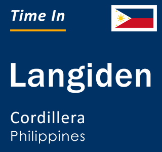 Current local time in Langiden, Cordillera, Philippines