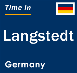 Current local time in Langstedt, Germany