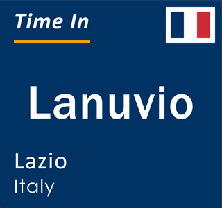 Current local time in Lanuvio, Lazio, Italy