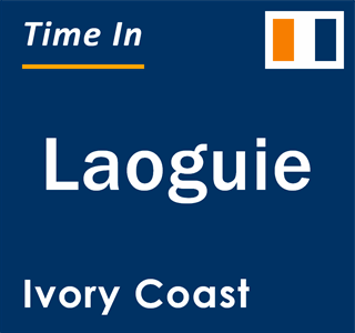 Current local time in Laoguie, Ivory Coast