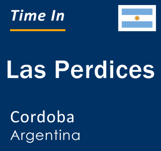 Current local time in Las Perdices, Cordoba, Argentina