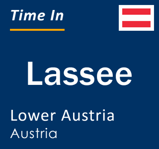 Current local time in Lassee, Lower Austria, Austria