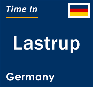 Current local time in Lastrup, Germany