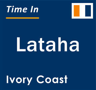 Current local time in Lataha, Ivory Coast