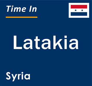 Current local time in Latakia, Syria