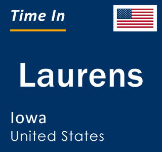 Current local time in Laurens, Iowa, United States