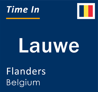 Current local time in Lauwe, Flanders, Belgium