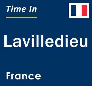 Current local time in Lavilledieu, France