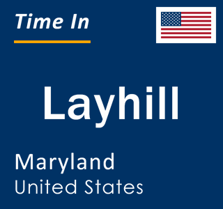 Current local time in Layhill, Maryland, United States