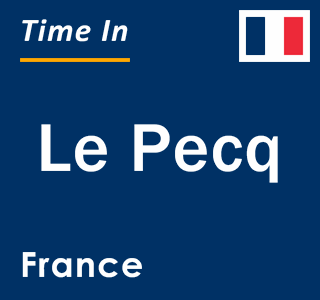 Current local time in Le Pecq, France