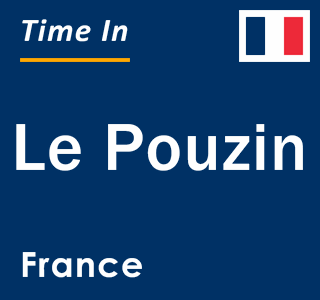 Current local time in Le Pouzin, France