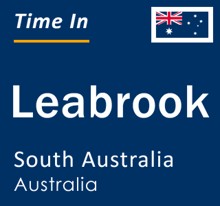 Current local time in Leabrook, South Australia, Australia