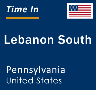 Current local time in Lebanon South, Pennsylvania, United States