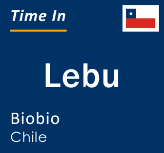 Current local time in Lebu, Biobio, Chile