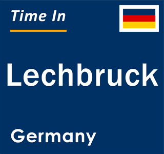 Current local time in Lechbruck, Germany