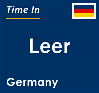 Current local time in Leer, Germany