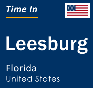 Current local time in Leesburg, Florida, United States