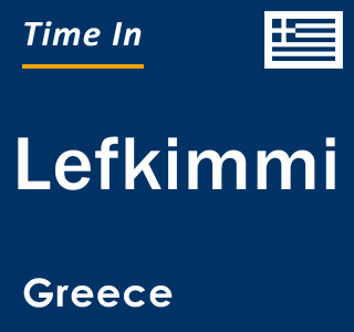 Current local time in Lefkimmi, Greece