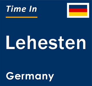 Current local time in Lehesten, Germany