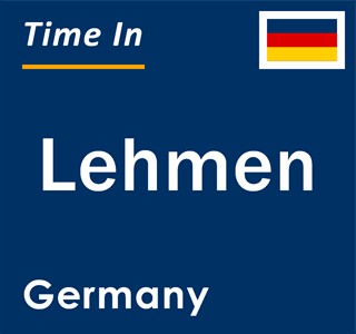 Current local time in Lehmen, Germany