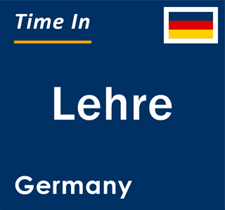 Current local time in Lehre, Germany