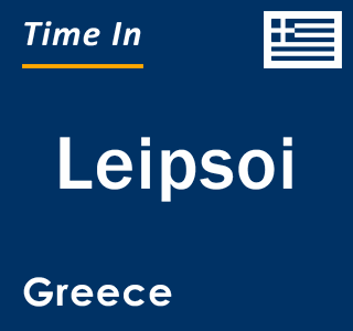 Current local time in Leipsoi, Greece