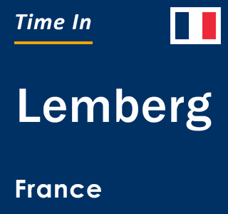 Current local time in Lemberg, France