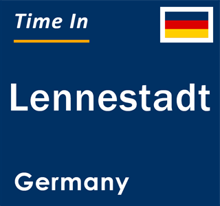 Current local time in Lennestadt, Germany